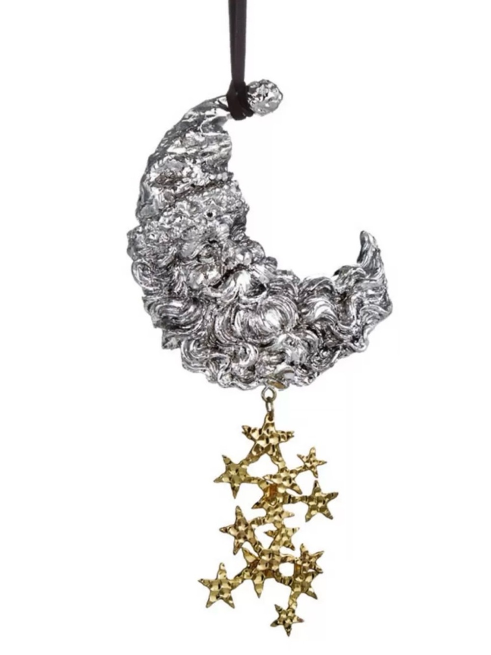 Michael Aram Santa Moon Ornament with Gold Star Cluster BNWT (PM100209)